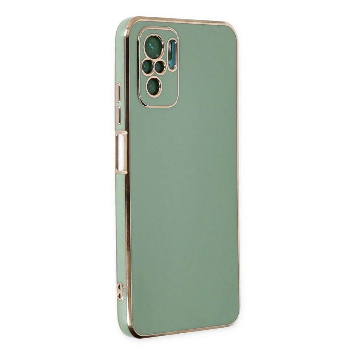 BFS  Xiaomi Redmi Note 10 Kılıf Volet Silikon - Açık Yeşil