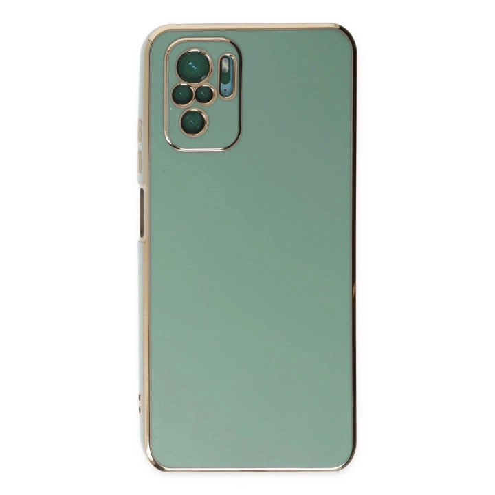 BFS  Xiaomi Redmi Note 10 Kılıf Volet Silikon - Açık Yeşil