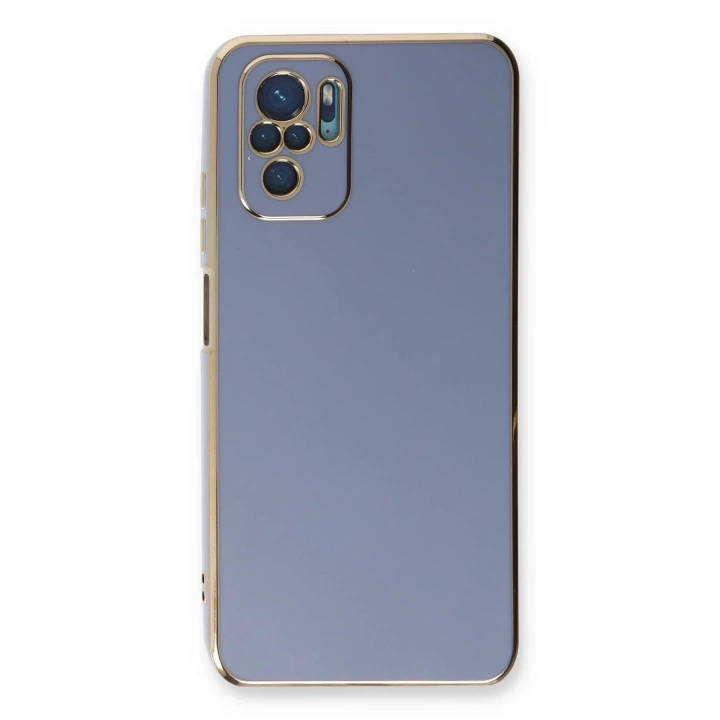 BFS  Xiaomi Redmi Note 10 Kılıf Volet Silikon - Mavi