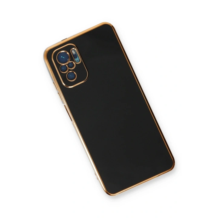 BFS  Xiaomi Redmi Note 10 Kılıf Volet Silikon - Siyah