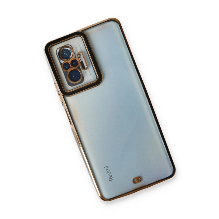 BFS  Xiaomi Redmi Note 10 Pro Kılıf Liva Lens Silikon - Siyah