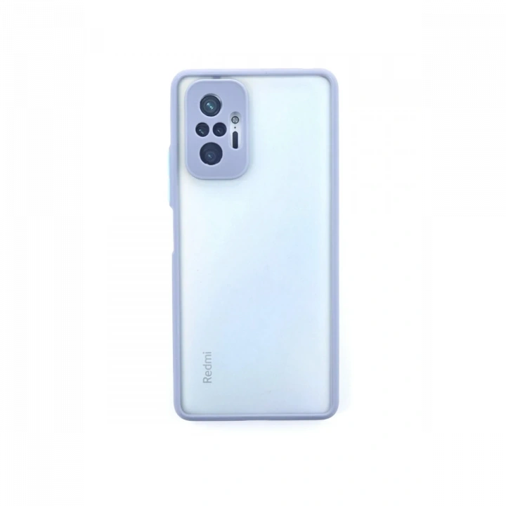 BFS  Xiaomi Redmi Note 10 Pro Kılıf Montreal Silikon Kapak - Gri