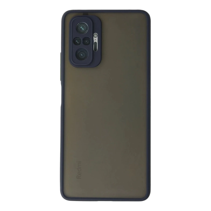 BFS Xiaomi Redmi Note 10 Pro Kılıf Montreal Silikon Kapak - Lacivert