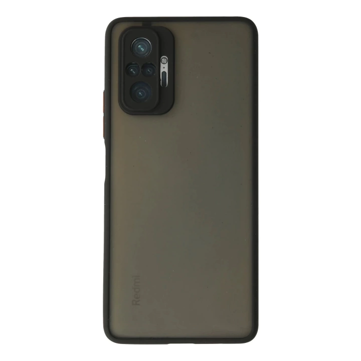 BFS  Xiaomi Redmi Note 10 Pro Kılıf Montreal Silikon Kapak - Siyah