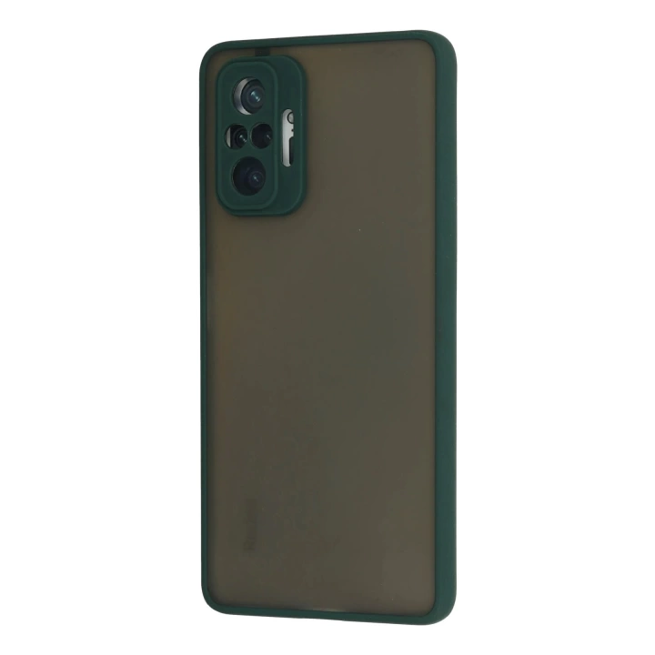BFS  Xiaomi Redmi Note 10 Pro Kılıf Montreal Silikon Kapak - Yeşil