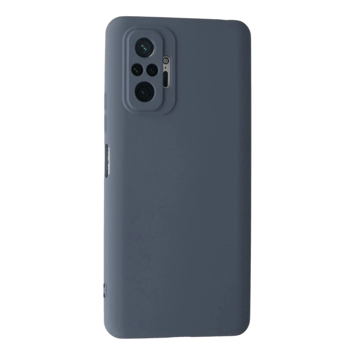 BFS  Xiaomi Redmi Note 10 Pro Kılıf Nano içi Kadife Silikon - Gri
