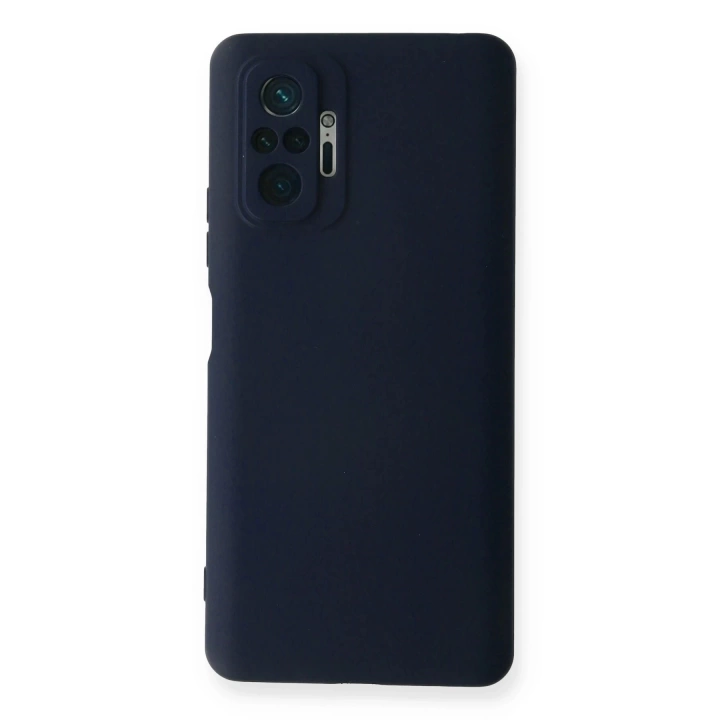 BFS  Xiaomi Redmi Note 10 Pro Kılıf Nano içi Kadife Silikon - Lacivert