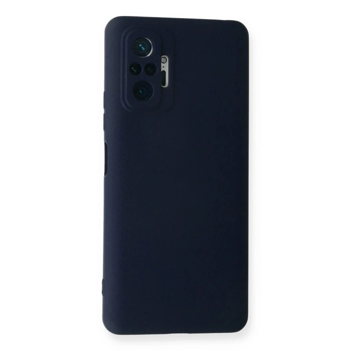 BFS  Xiaomi Redmi Note 10 Pro Kılıf Nano içi Kadife Silikon - Lacivert
