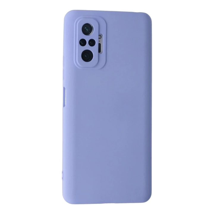 BFS  Xiaomi Redmi Note 10 Pro Kılıf Nano içi Kadife Silikon - Lila