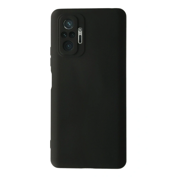 BFS  Xiaomi Redmi Note 10 Pro Kılıf Nano içi Kadife Silikon - Siyah