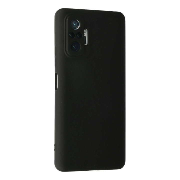BFS  Xiaomi Redmi Note 10 Pro Kılıf Nano içi Kadife Silikon - Siyah