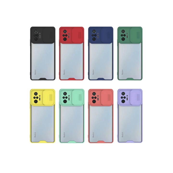 BFS  Xiaomi Redmi Note 10 Pro Kılıf Platin Kamera Koruma Silikon - Yeşil