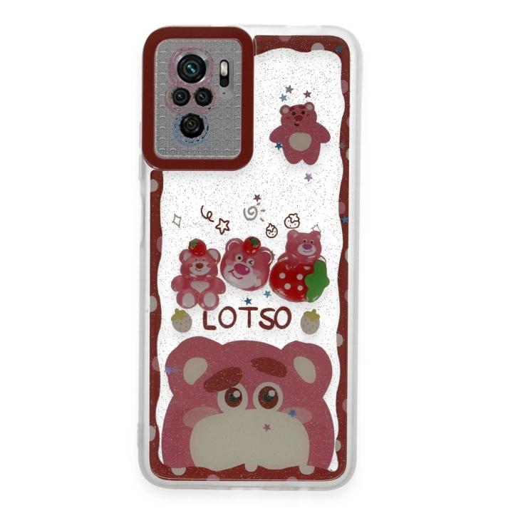 BFS  Xiaomi Redmi Note 10 Pro Kılıf Sweet Desenli Silikon Kapak - Pembe