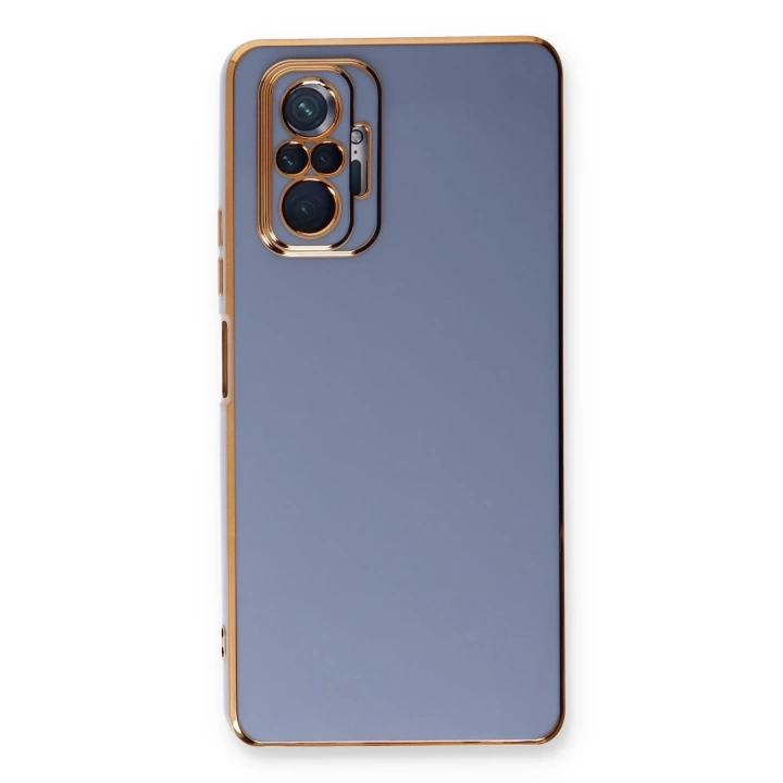 BFS  Xiaomi Redmi Note 10 Pro Kılıf Volet Silikon - Mavi