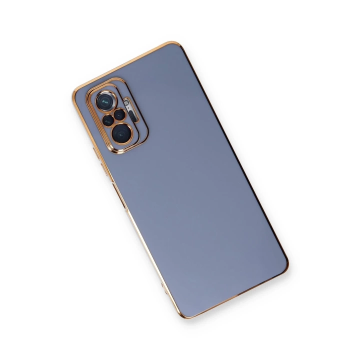 BFS  Xiaomi Redmi Note 10 Pro Kılıf Volet Silikon - Mavi