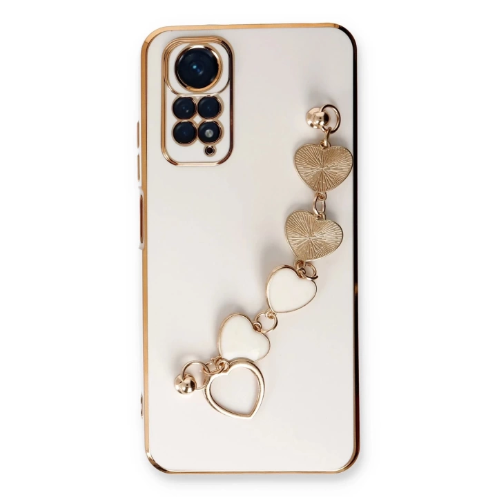 BFS  Xiaomi Redmi Note 11 Kılıf Esila Silikon - Beyaz