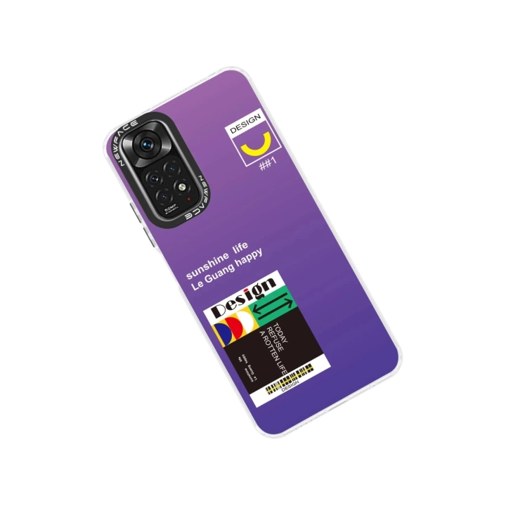 BFS  Xiaomi Redmi Note 11 Kılıf Estoril Desenli Kapak - Estoril - 4