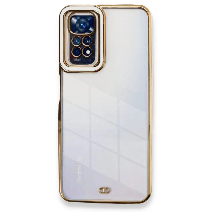 BFS Xiaomi Redmi Note 11 Kılıf Liva Lens Silikon - Beyaz