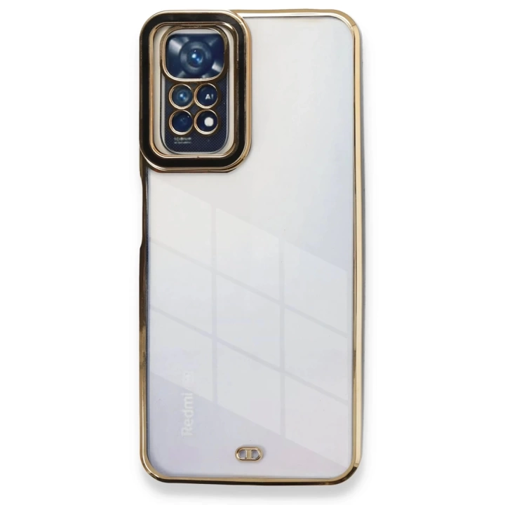 BFS Xiaomi Redmi Note 11 Kılıf Liva Lens Silikon - Siyah