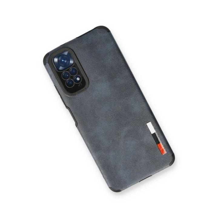 BFS  Xiaomi Redmi Note 11 Kılıf Loop Deri Silikon - Lacivert