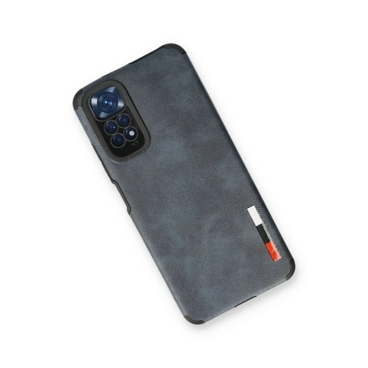 BFS Xiaomi Redmi Note 11 Kılıf Loop Deri Silikon - Lacivert