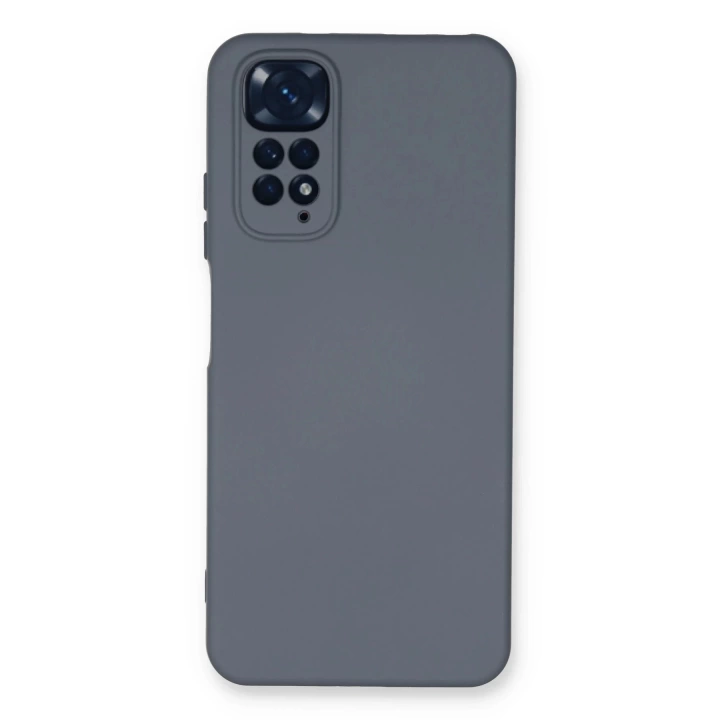BFS  Xiaomi Redmi Note 11 Kılıf Nano içi Kadife Silikon - Gri