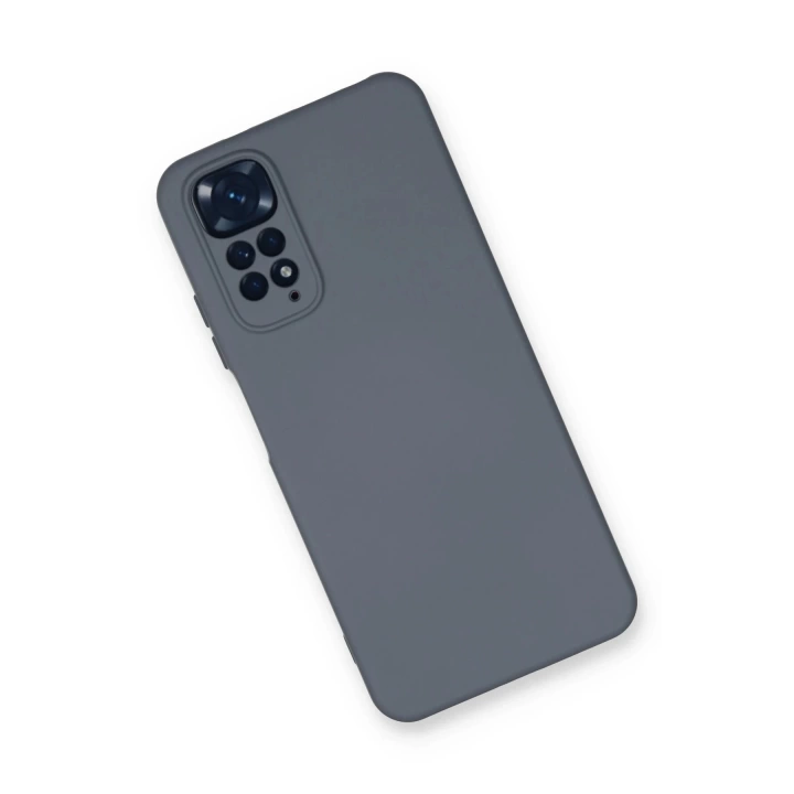 BFS  Xiaomi Redmi Note 11 Kılıf Nano içi Kadife Silikon - Gri
