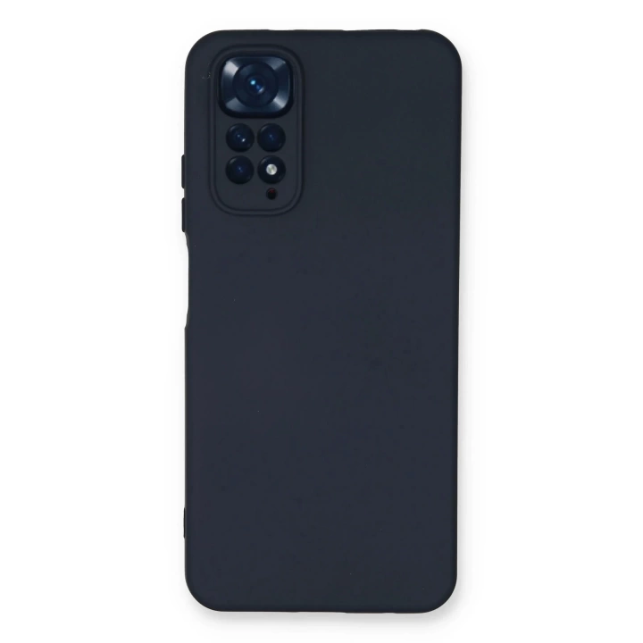 BFS  Xiaomi Redmi Note 11 Kılıf Nano içi Kadife Silikon - Lacivert