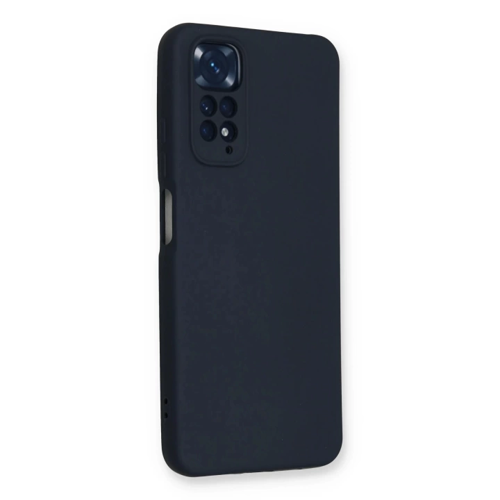 BFS  Xiaomi Redmi Note 11 Kılıf Nano içi Kadife Silikon - Lacivert