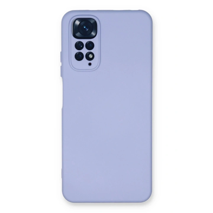 BFS Xiaomi Redmi Note 11 Kılıf Nano içi Kadife Silikon - Lila