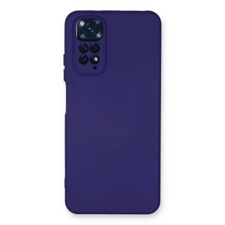 BFS  Xiaomi Redmi Note 11 Kılıf Nano içi Kadife Silikon - Mor