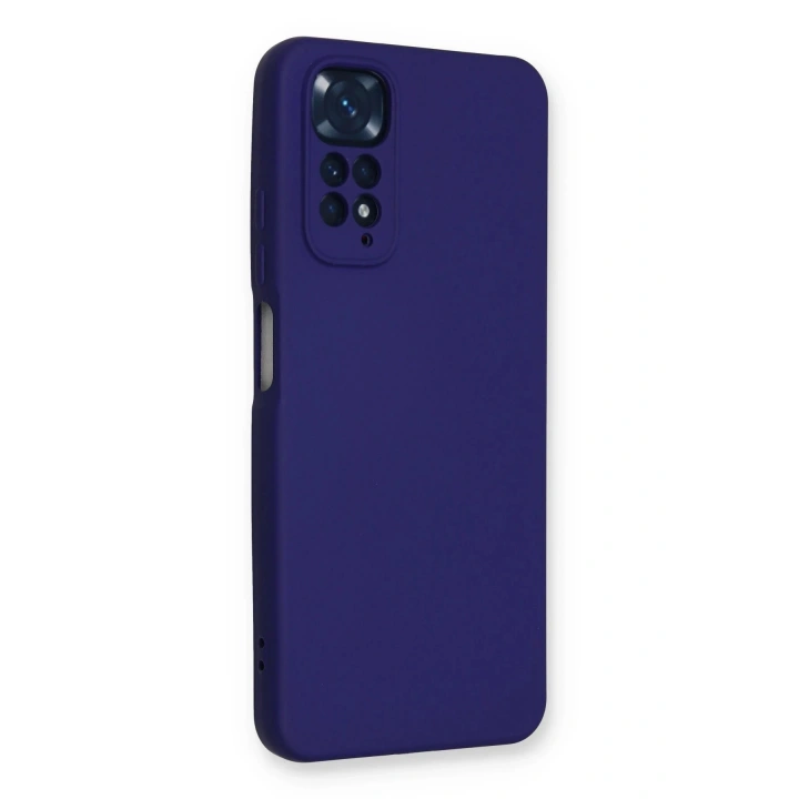 BFS Xiaomi Redmi Note 11 Kılıf Nano içi Kadife Silikon - Mor