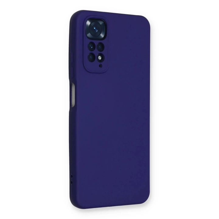 BFS  Xiaomi Redmi Note 11 Kılıf Nano içi Kadife Silikon - Mor