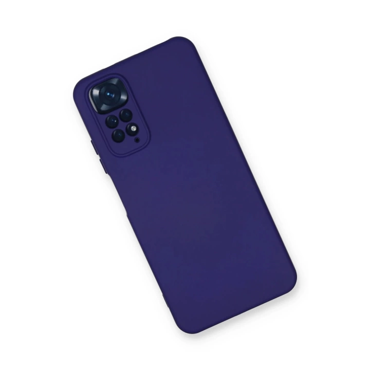 BFS  Xiaomi Redmi Note 11 Kılıf Nano içi Kadife Silikon - Mor