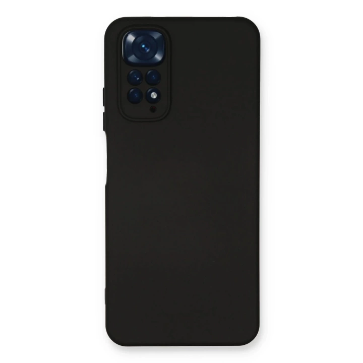 BFS  Xiaomi Redmi Note 11 Kılıf Nano içi Kadife Silikon - Siyah