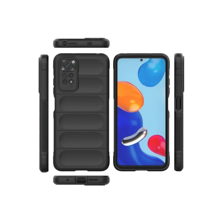 BFS Xiaomi Redmi Note 11 Kılıf Optimum Silikon - Siyah