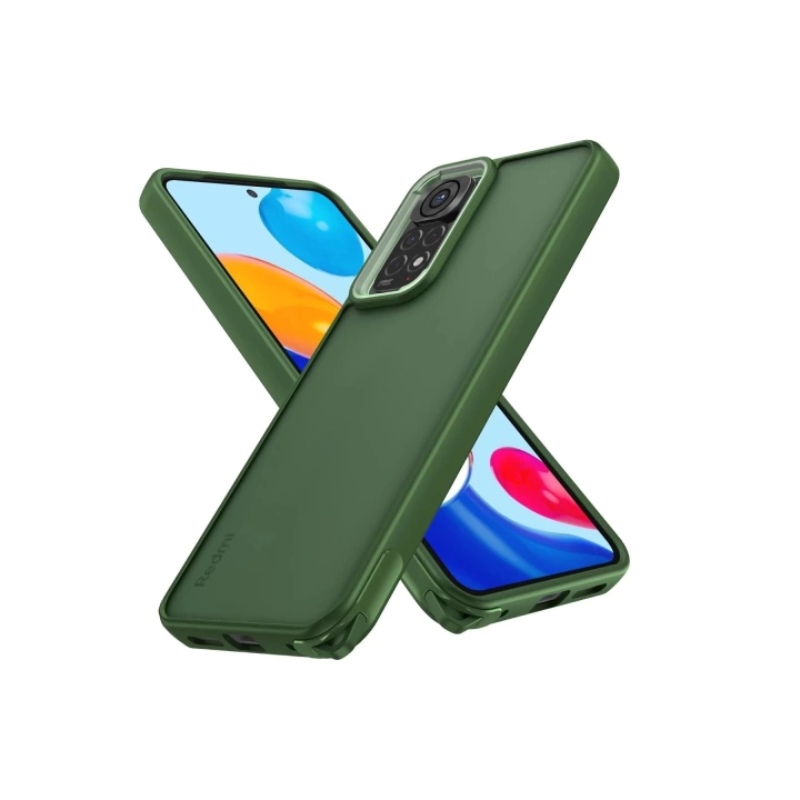 BFS  Xiaomi Redmi Note 11 Pro Kılıf Elegant Kapak - Yeşil