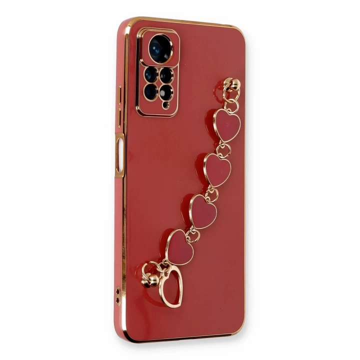 BFS  Xiaomi Redmi Note 11 Pro Kılıf Esila Silikon - Kırmızı