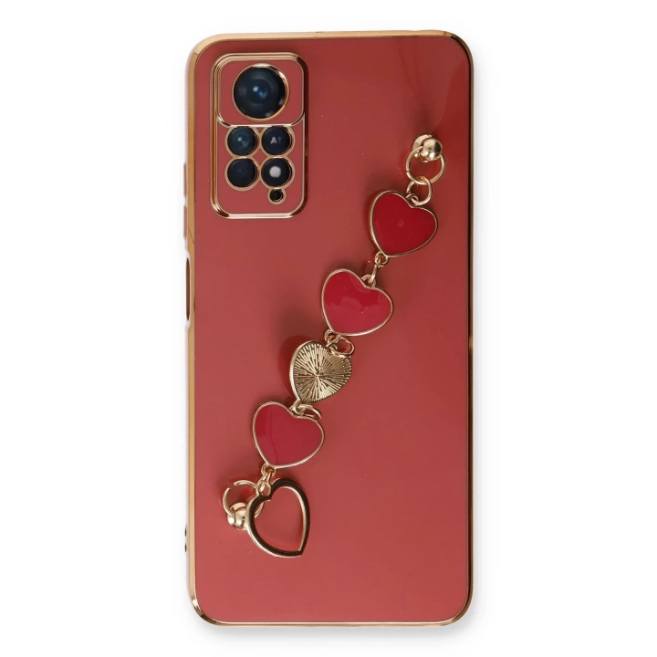 BFS  Xiaomi Redmi Note 11 Pro Kılıf Esila Silikon - Kırmızı