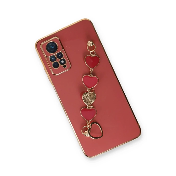 BFS  Xiaomi Redmi Note 11 Pro Kılıf Esila Silikon - Kırmızı