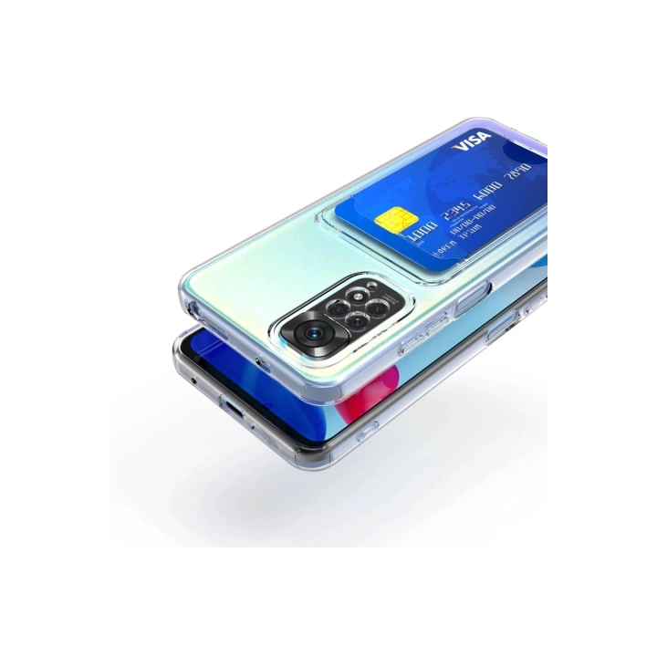BFS  Xiaomi Redmi Note 11 Pro Kılıf Kart Şeffaf Silikon - Şeffaf