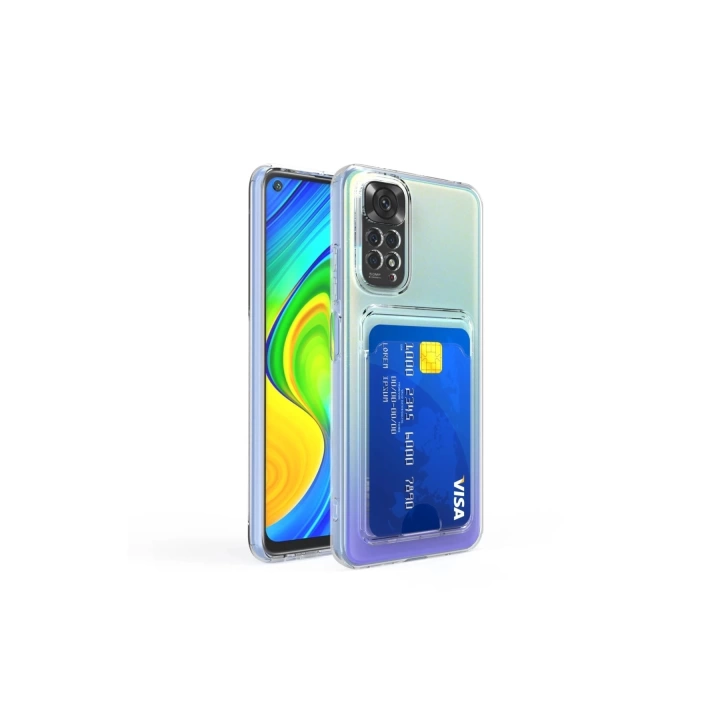BFS  Xiaomi Redmi Note 11 Pro Kılıf Kart Şeffaf Silikon - Şeffaf
