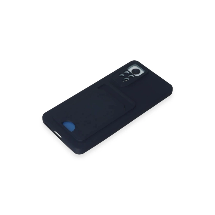 BFS  Xiaomi Redmi Note 11 Pro Kılıf Kelvin Kartvizitli Silikon - Lacivert
