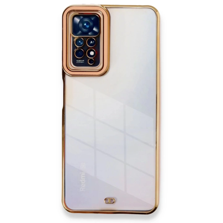 BFS  Xiaomi Redmi Note 11 Pro Kılıf Liva Lens Silikon - Rose