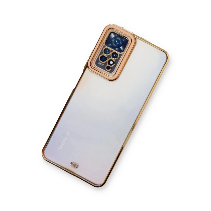 BFS  Xiaomi Redmi Note 11 Pro Kılıf Liva Lens Silikon - Rose