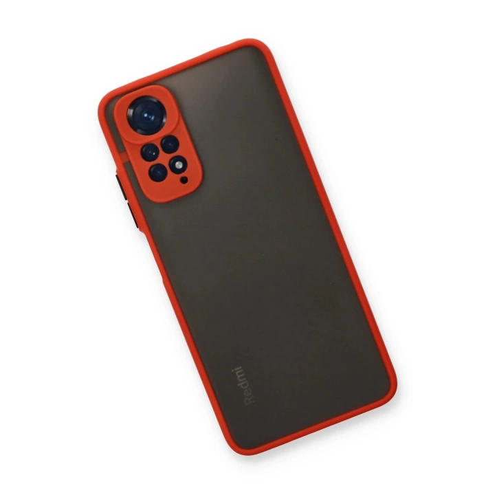 BFS  Xiaomi Redmi Note 11 Pro Kılıf Montreal Silikon Kapak - Kırmızı