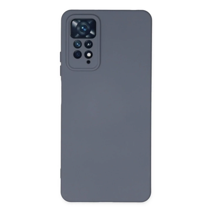 BFS  Xiaomi Redmi Note 11 Pro Kılıf Nano içi Kadife Silikon - Gri
