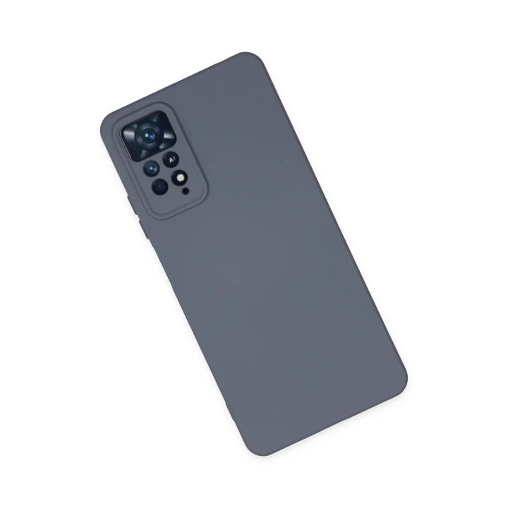 BFS  Xiaomi Redmi Note 11 Pro Kılıf Nano içi Kadife Silikon - Gri