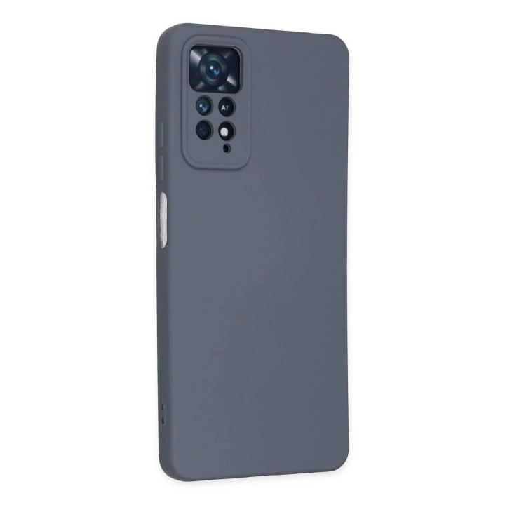 BFS  Xiaomi Redmi Note 11 Pro Kılıf Nano içi Kadife Silikon - Gri