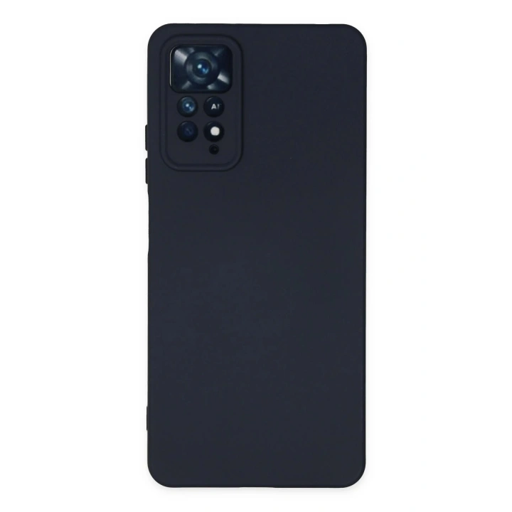BFS Xiaomi Redmi Note 11 Pro Kılıf Nano içi Kadife Silikon - Lacivert